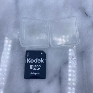 Kodak Micro SD to SD Memory Card Adapter Protective Case 508-56719 B Untested